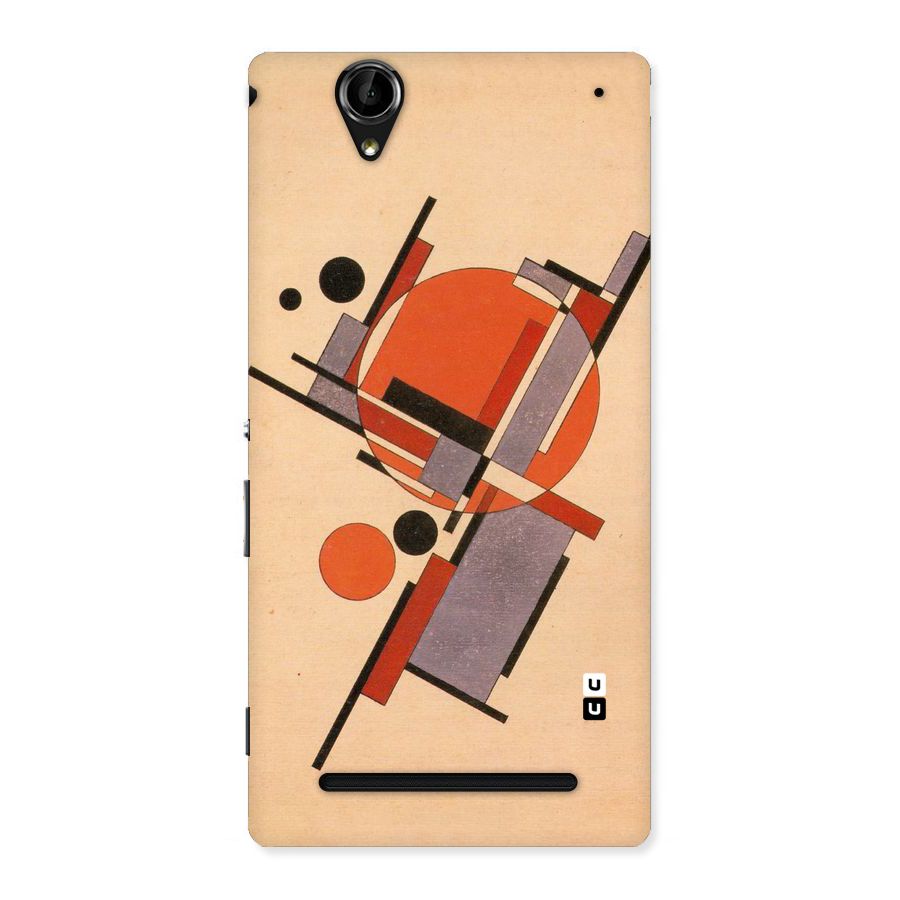 Geo Abstract Metrics Back Case for Sony Xperia T2