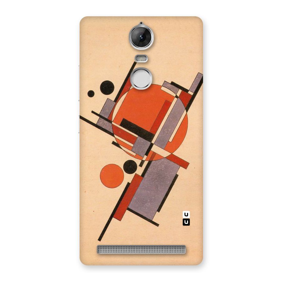 Geo Abstract Metrics Back Case for Vibe K5 Note