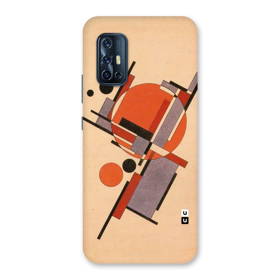 Geo Abstract Metrics Back Case for Vivo V17