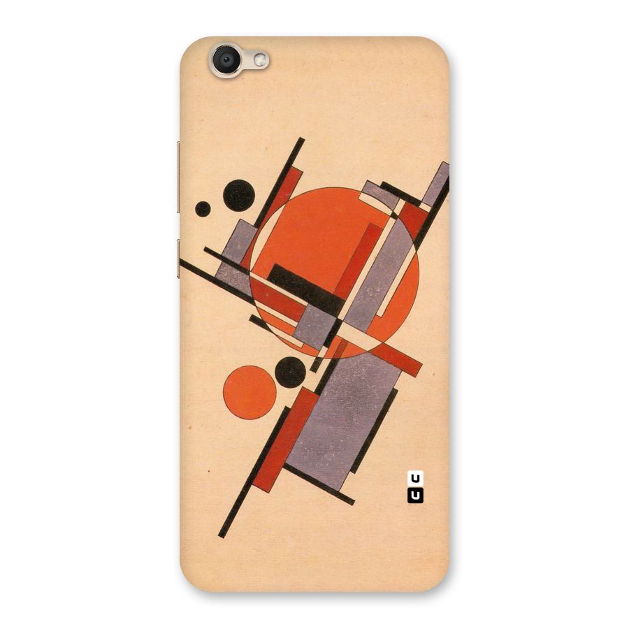 Geo Abstract Metrics Back Case for Vivo V5
