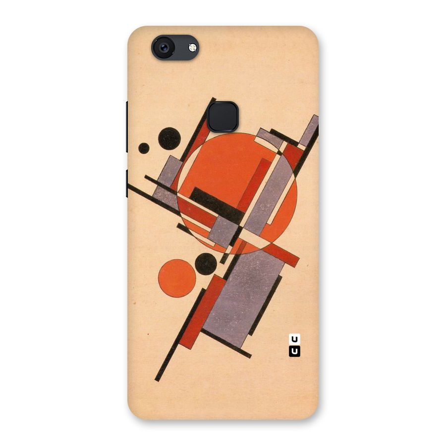 Geo Abstract Metrics Back Case for Vivo V7 Plus