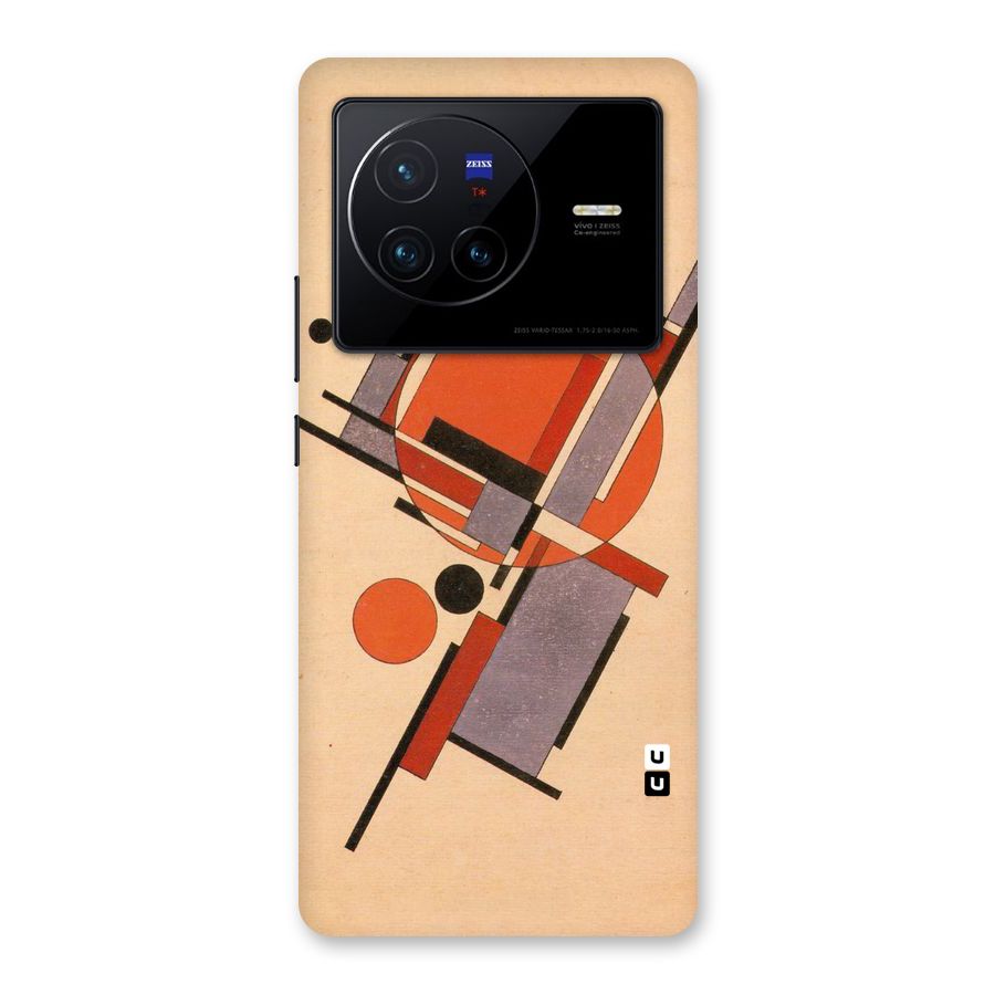 Geo Abstract Metrics Back Case for Vivo X80