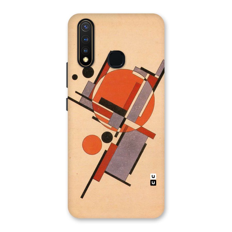 Geo Abstract Metrics Back Case for Vivo Y19