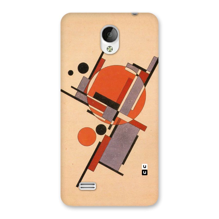 Geo Abstract Metrics Back Case for Vivo Y21