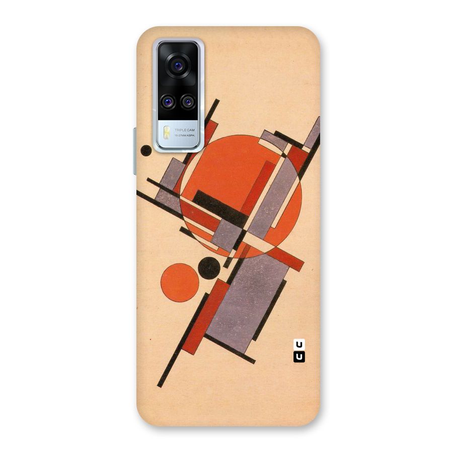 Geo Abstract Metrics Back Case for Vivo Y31