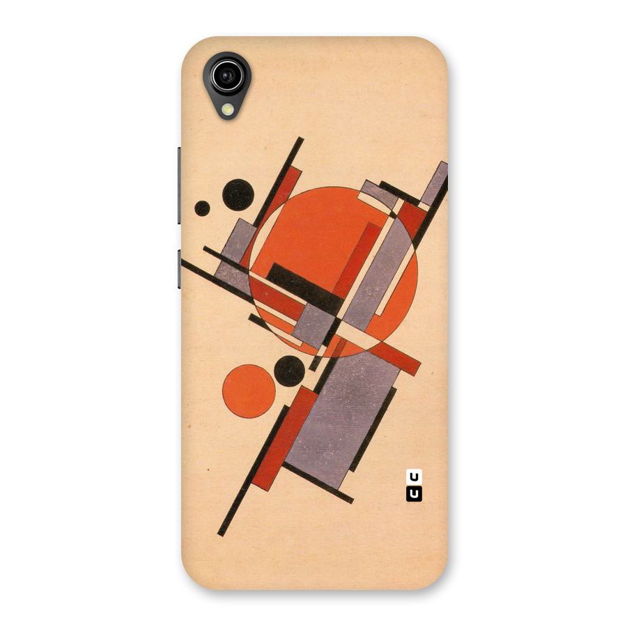 Geo Abstract Metrics Back Case for Vivo Y90