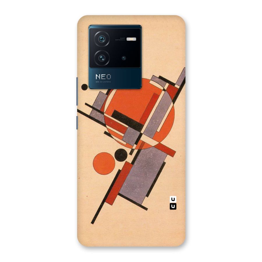 Geo Abstract Metrics Back Case for Vivo iQOO Neo 6 5G