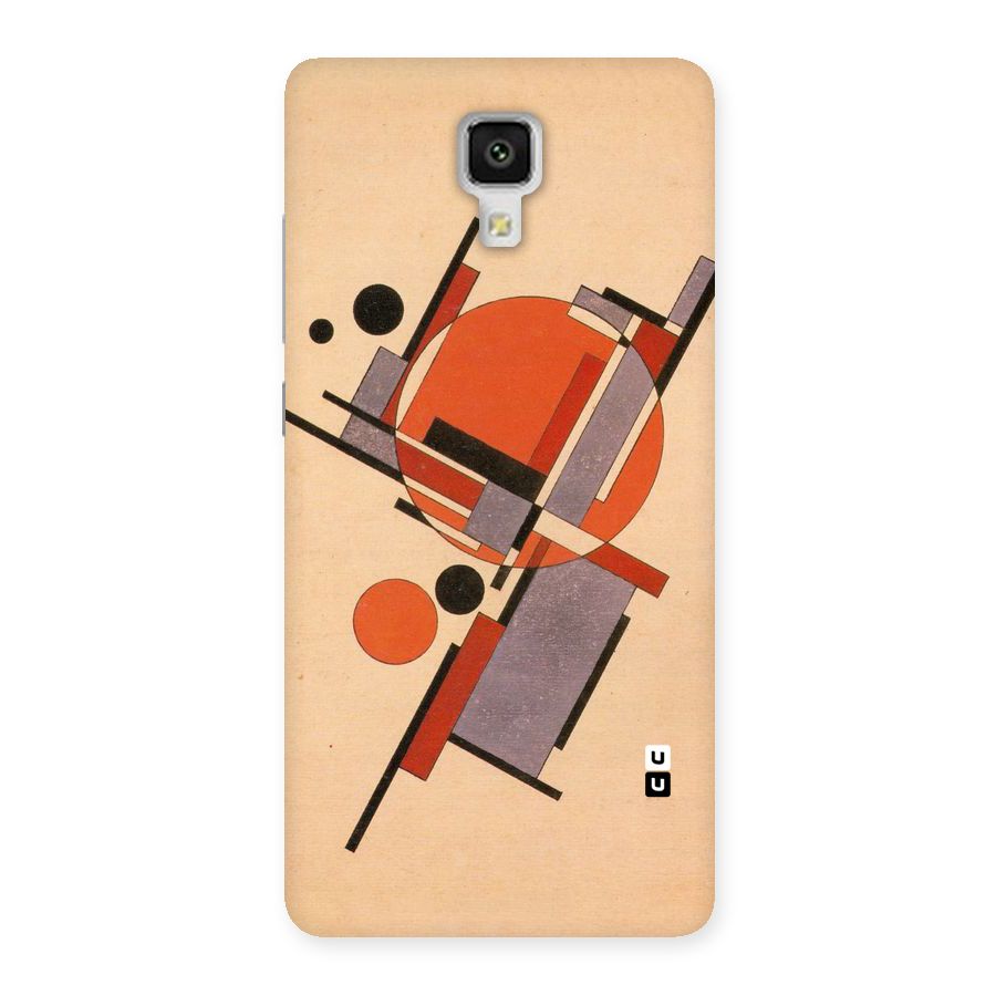 Geo Abstract Metrics Back Case for Xiaomi Mi 4