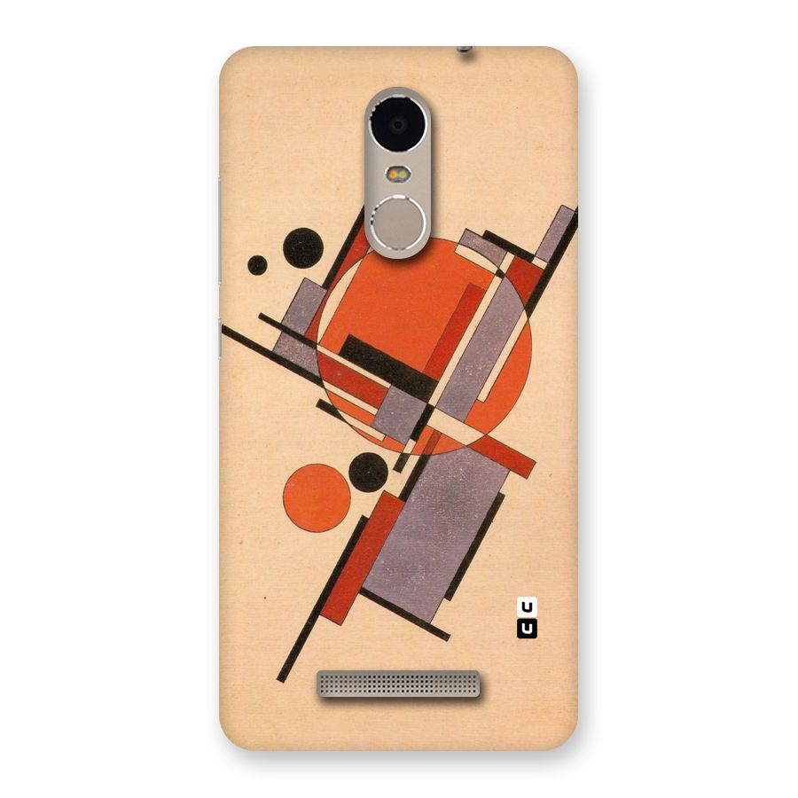 Geo Abstract Metrics Back Case for Xiaomi Redmi Note 3