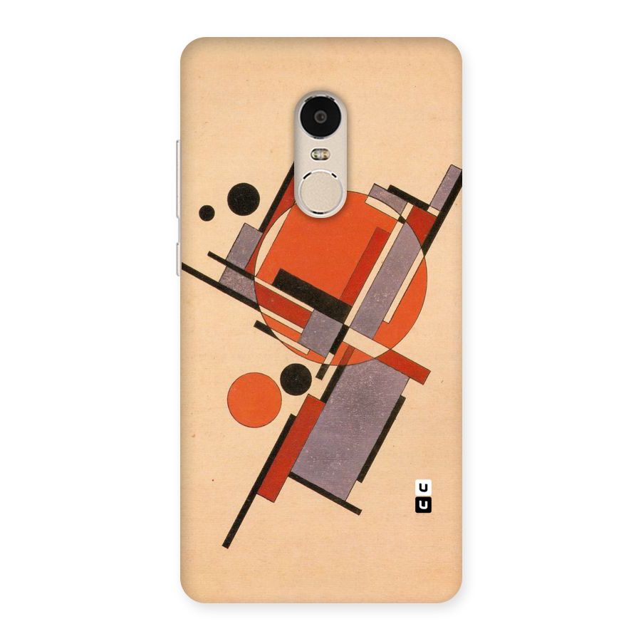 Geo Abstract Metrics Back Case for Xiaomi Redmi Note 4