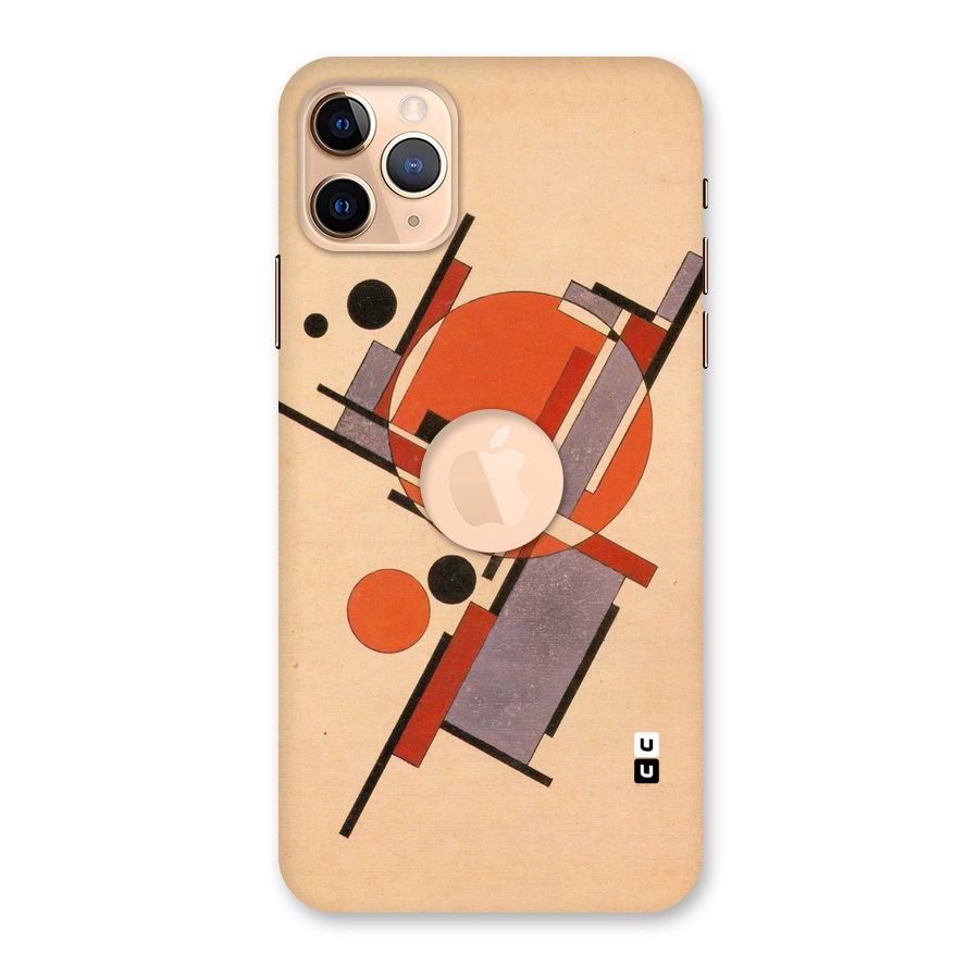 Geo Abstract Metrics Back Case for iPhone 11 Pro Max Logo Cut