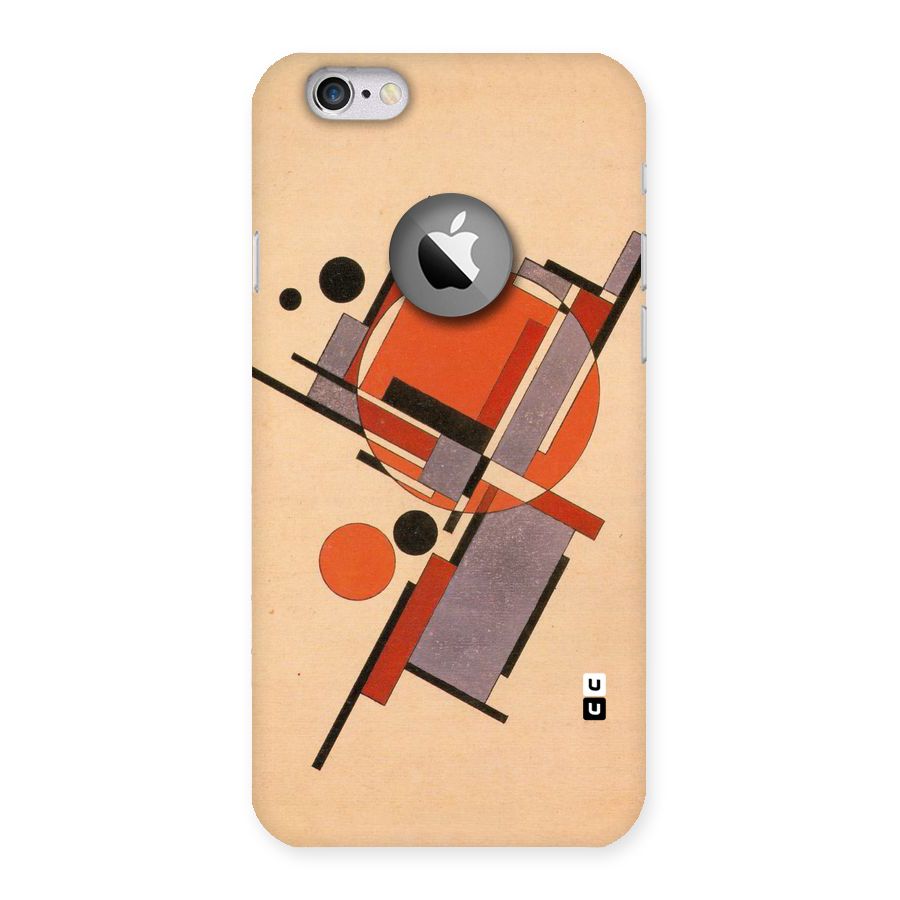 Geo Abstract Metrics Back Case for iPhone 6 Logo Cut
