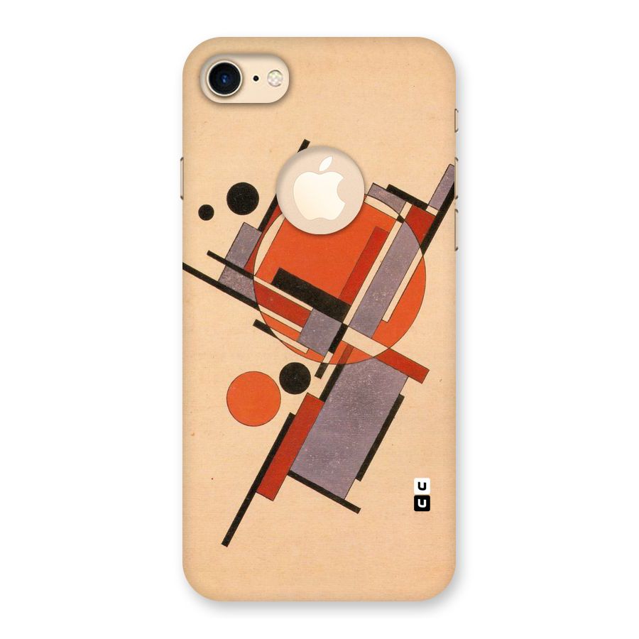 Geo Abstract Metrics Back Case for iPhone 7 Logo Cut