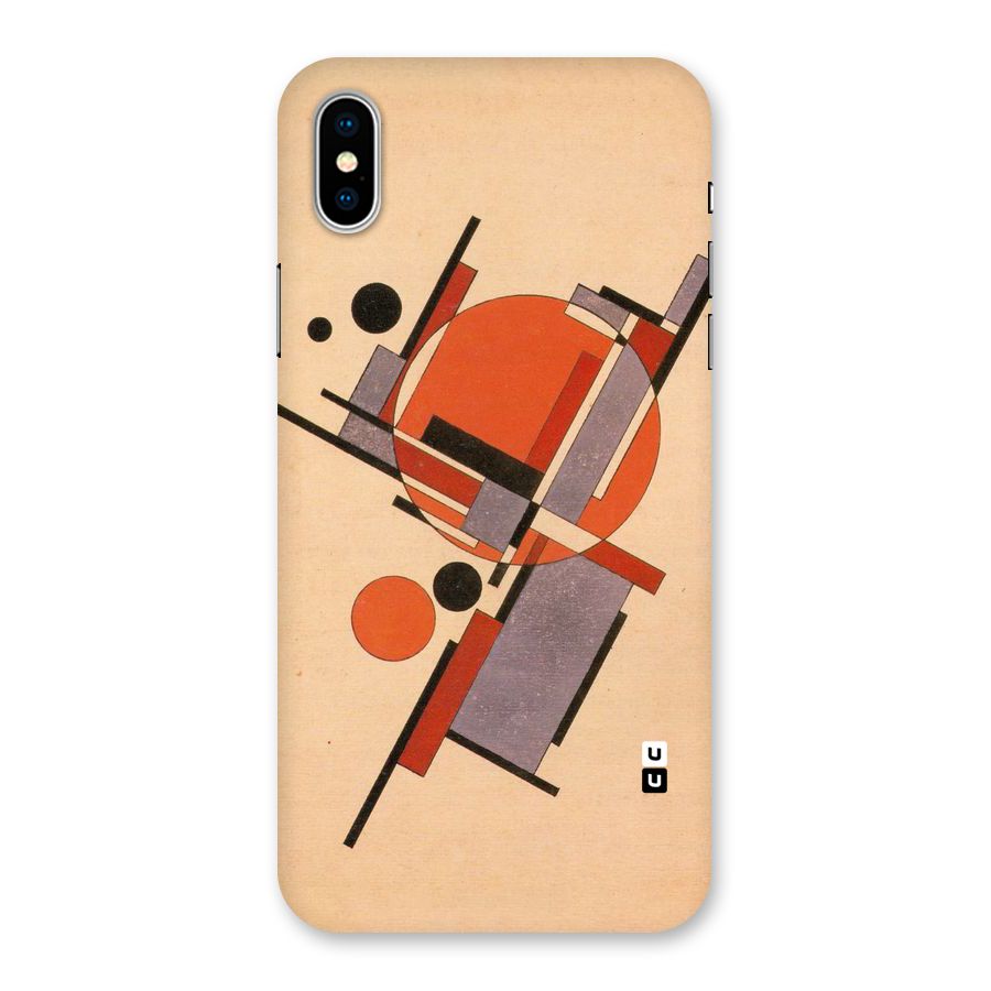Geo Abstract Metrics Back Case for iPhone XS