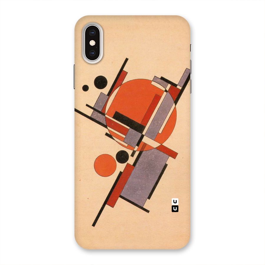 Geo Abstract Metrics Back Case for iPhone XS Max
