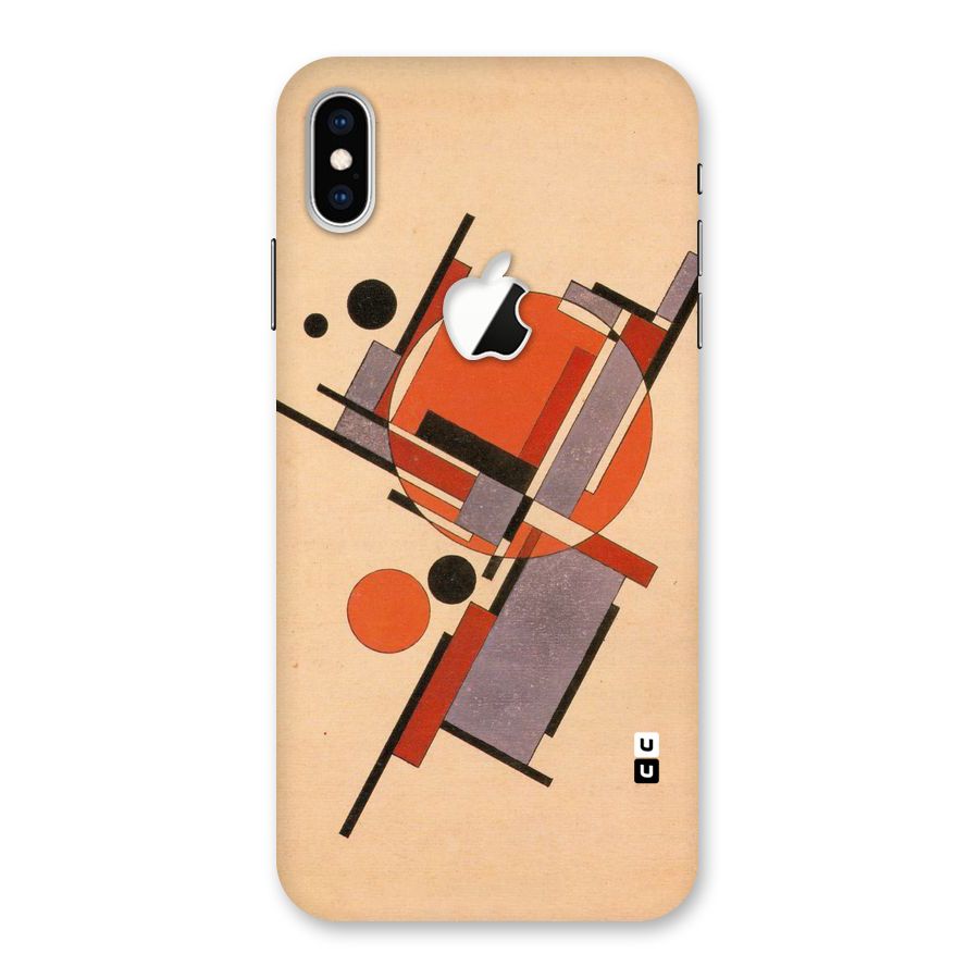 Geo Abstract Metrics Back Case for iPhone XS Max Apple Cut