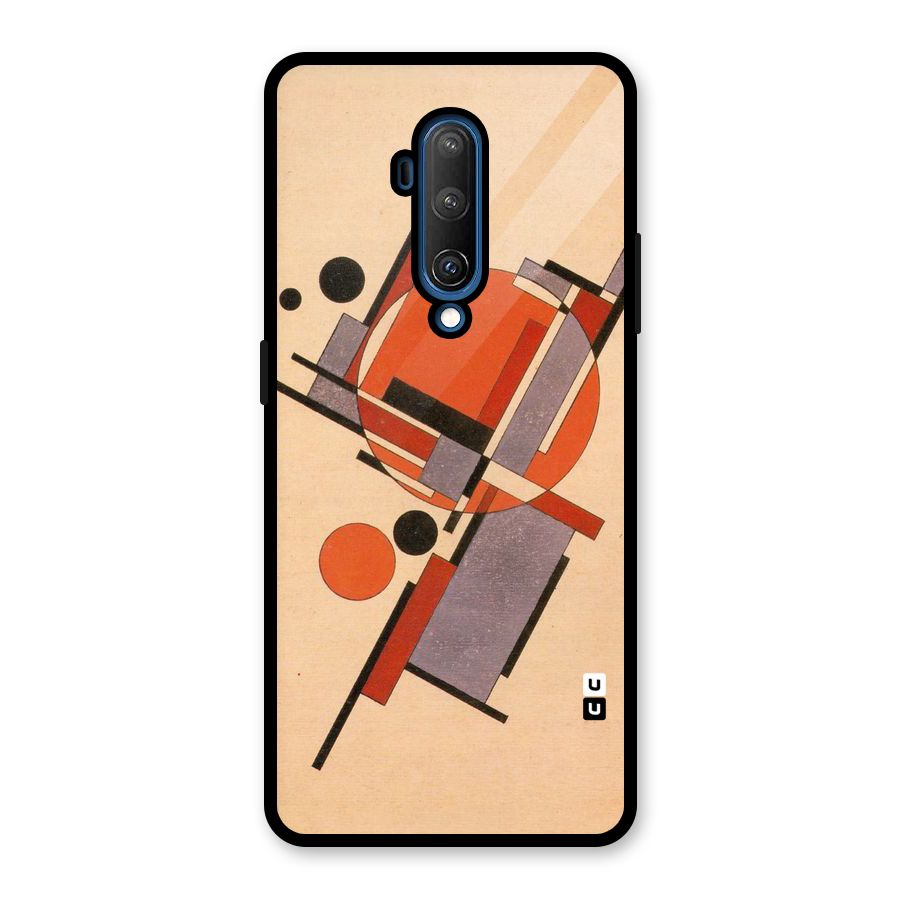 Geo Abstract Metrics Glass Back Case for OnePlus 7T Pro