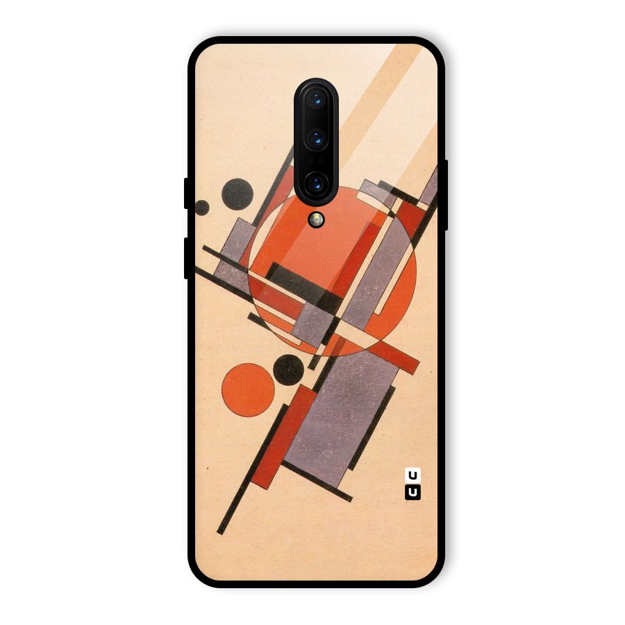 Geo Abstract Metrics Glass Back Case for OnePlus 7 Pro