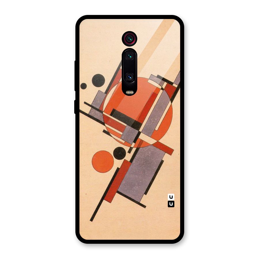 Geo Abstract Metrics Glass Back Case for Redmi K20 Pro