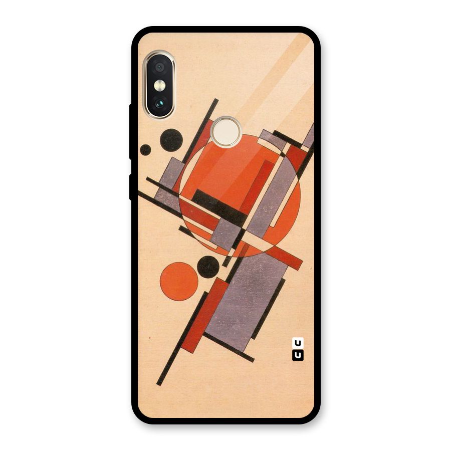 Geo Abstract Metrics Glass Back Case for Redmi Note 5 Pro