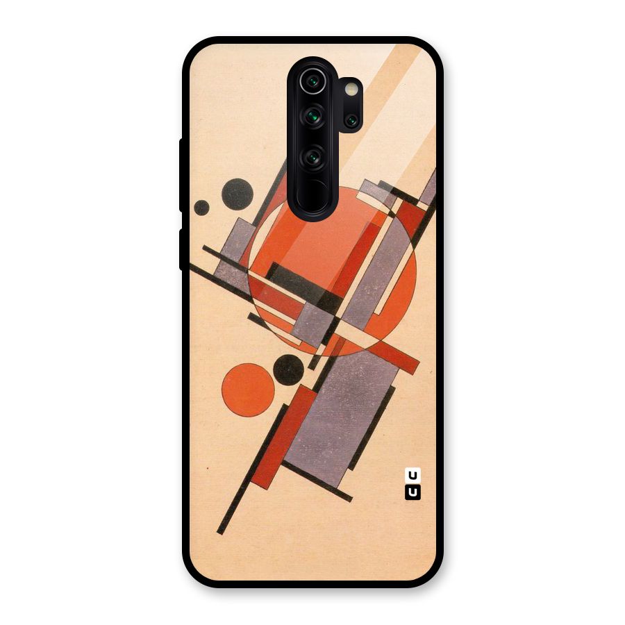 Geo Abstract Metrics Glass Back Case for Redmi Note 8 Pro