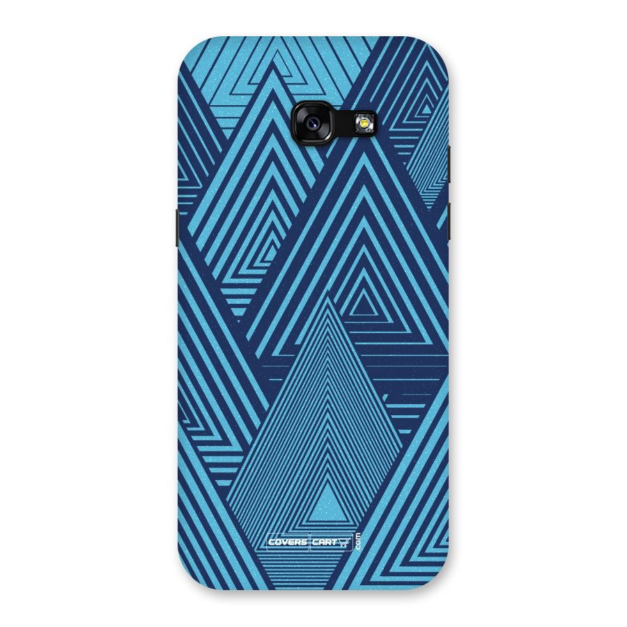 Geometric Blue Print Back Case for Galaxy A5 2017
