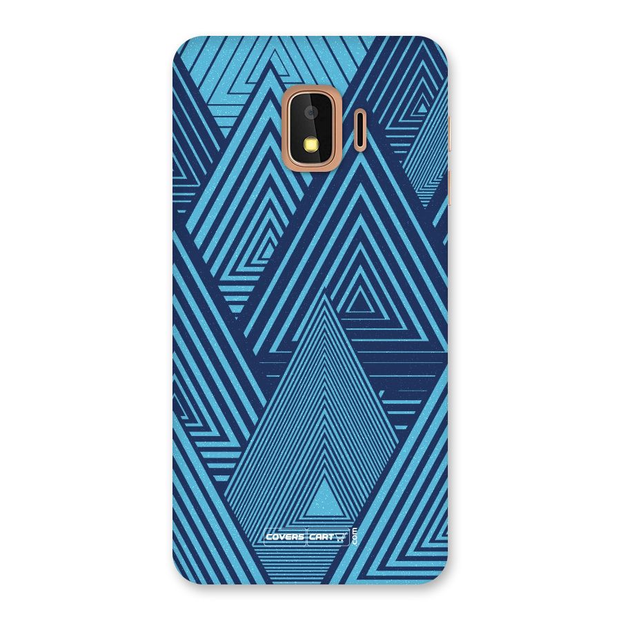 Geometric Blue Print Back Case for Galaxy J2 Core
