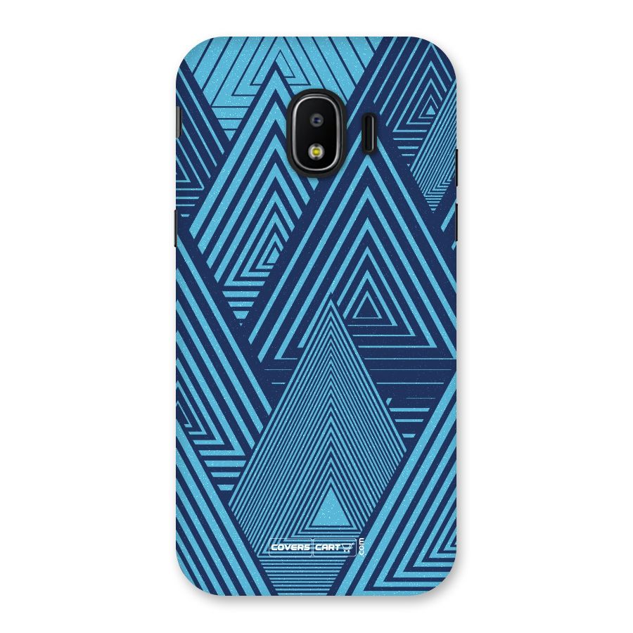 Geometric Blue Print Back Case for Galaxy J2 Pro 2018