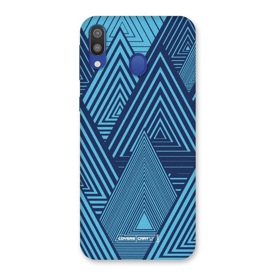 Geometric Blue Print Back Case for Galaxy M20
