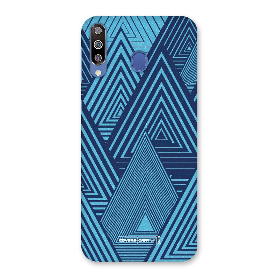 Geometric Blue Print Back Case for Galaxy M30