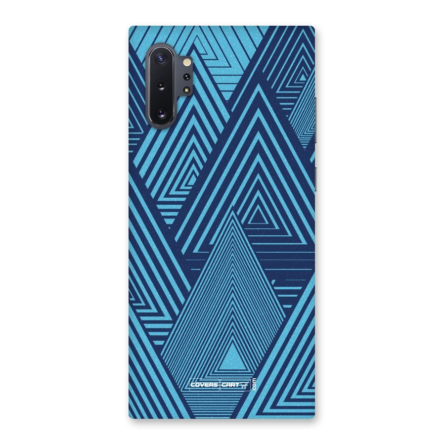Geometric Blue Print Back Case for Galaxy Note 10 Plus