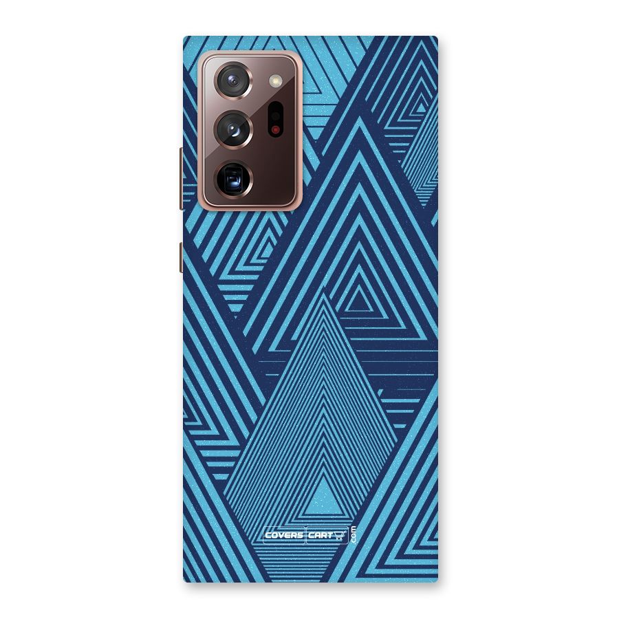 Geometric Blue Print Back Case for Galaxy Note 20 Ultra