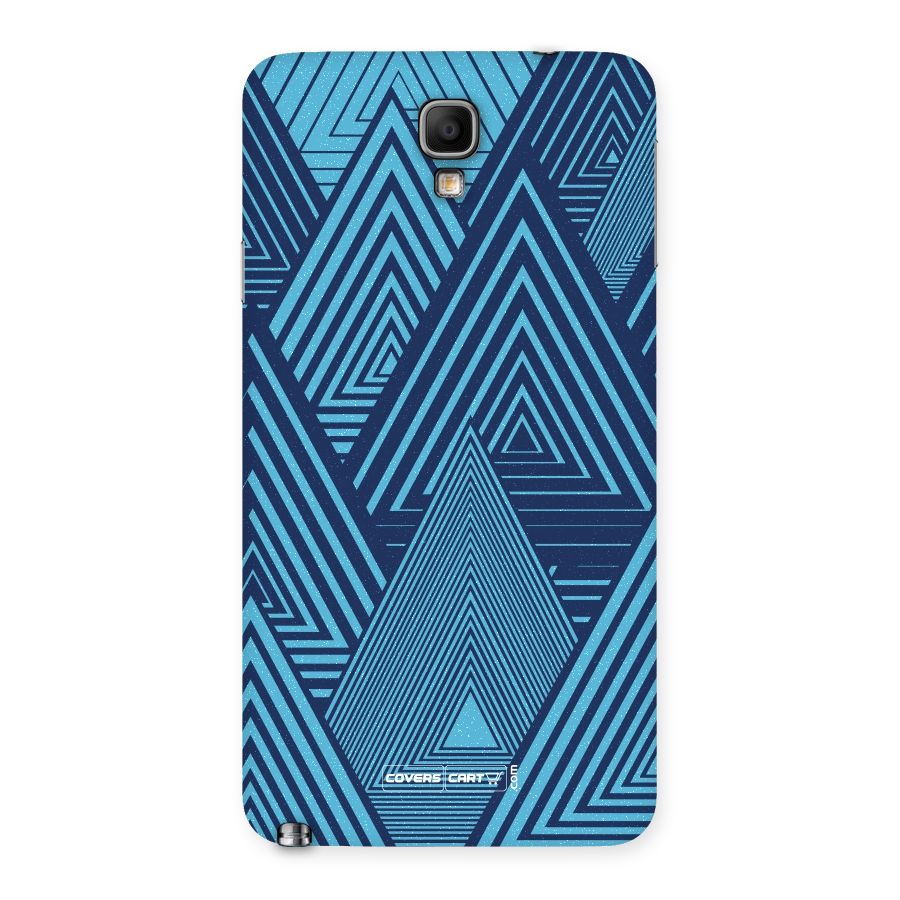 Geometric Blue Print Back Case for Galaxy Note 3 Neo