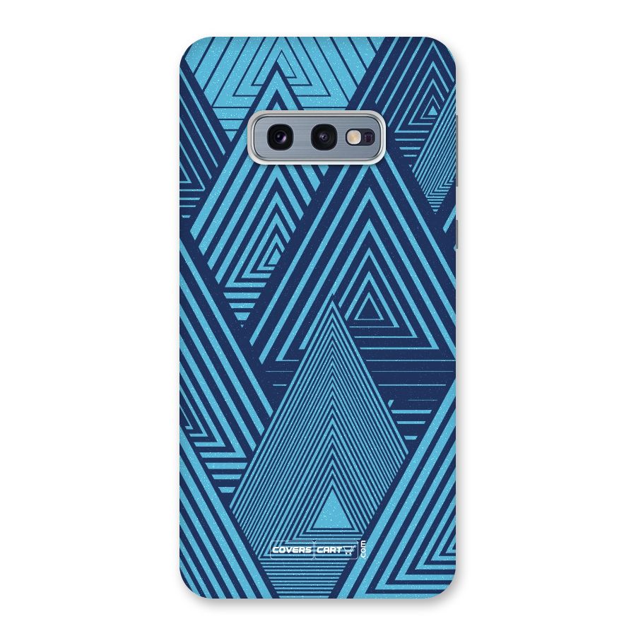 Geometric Blue Print Back Case for Galaxy S10e