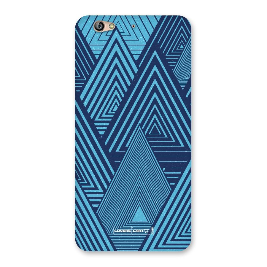 Geometric Blue Print Back Case for Gionee S6