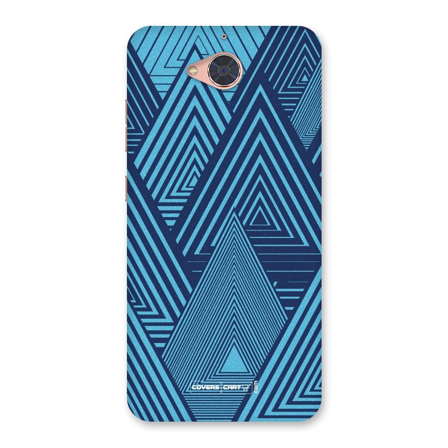 Geometric Blue Print Back Case for Gionee S6 Pro
