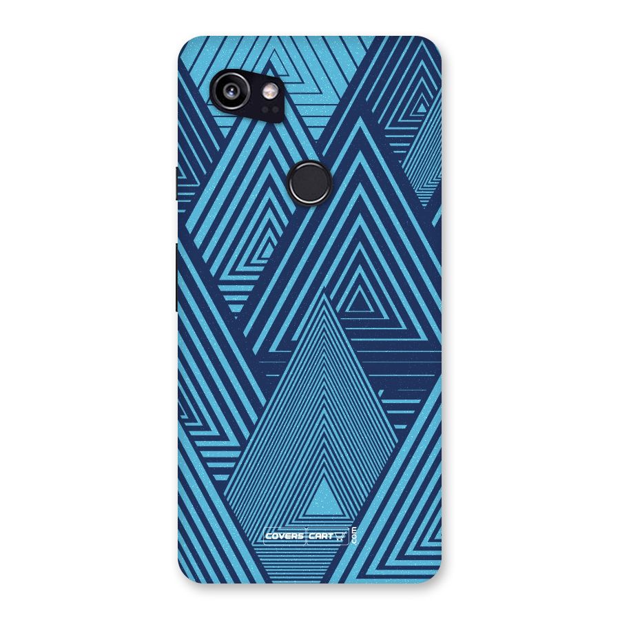 Geometric Blue Print Back Case for Google Pixel 2 XL