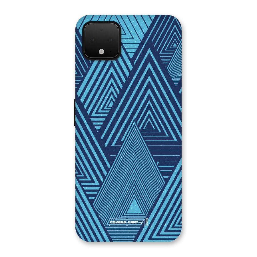 Geometric Blue Print Back Case for Google Pixel 4 XL