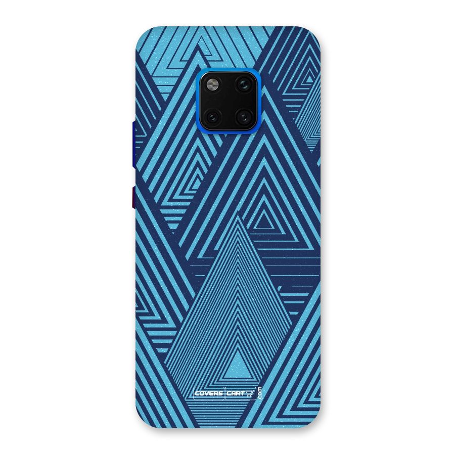 Geometric Blue Print Back Case for Huawei Mate 20 Pro