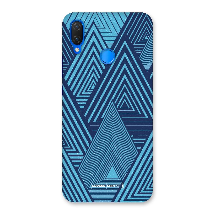 Geometric Blue Print Back Case for Huawei P Smart+