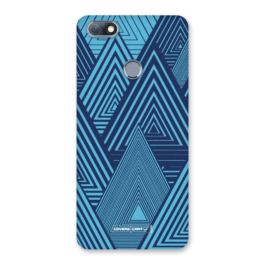 Geometric Blue Print Back Case for Infinix Note 5