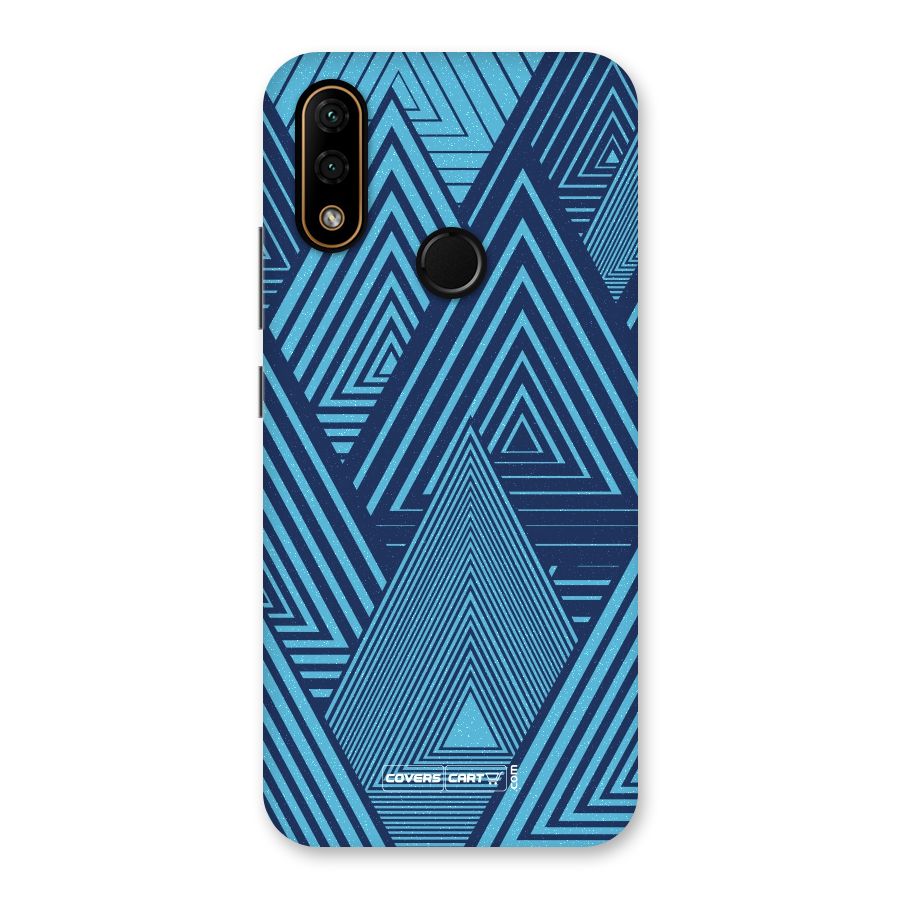 Geometric Blue Print Back Case for Lenovo A6 Note