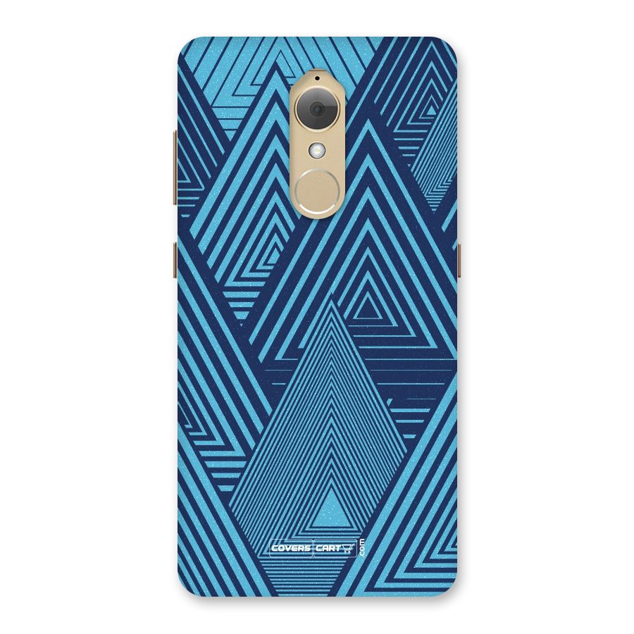 Geometric Blue Print Back Case for Lenovo K8