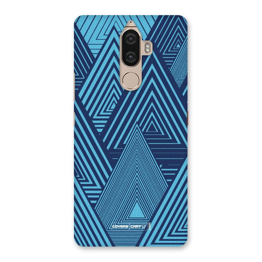 Geometric Blue Print Back Case for Lenovo K8 Note