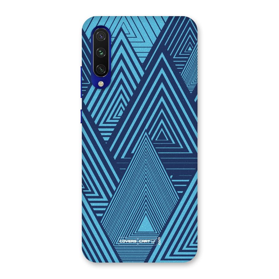 Geometric Blue Print Back Case for Mi A3