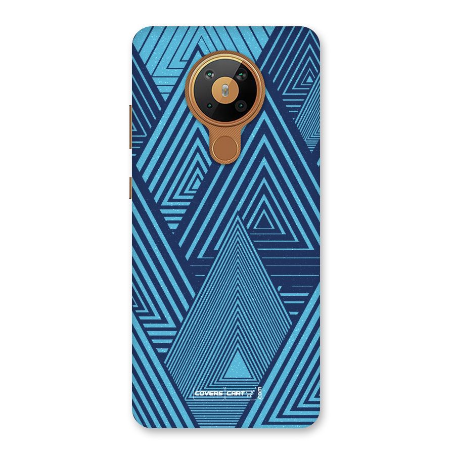 Geometric Blue Print Back Case for Nokia 5.3