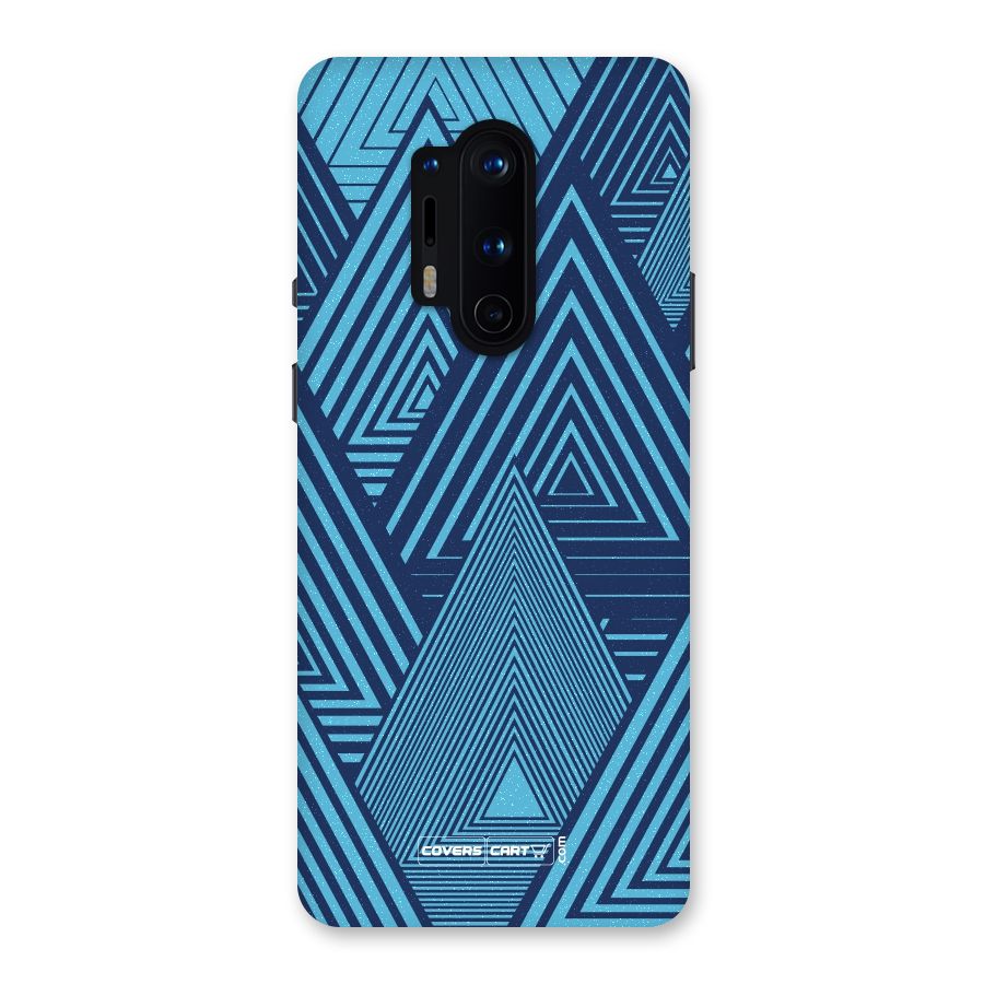 Geometric Blue Print Back Case for OnePlus 8 Pro