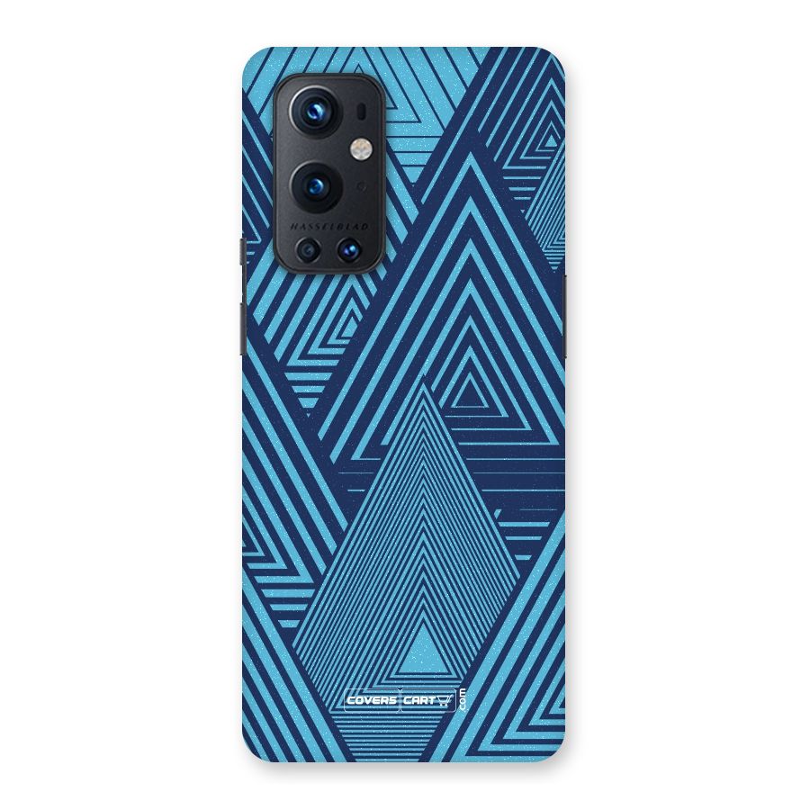 Geometric Blue Print Back Case for OnePlus 9 Pro