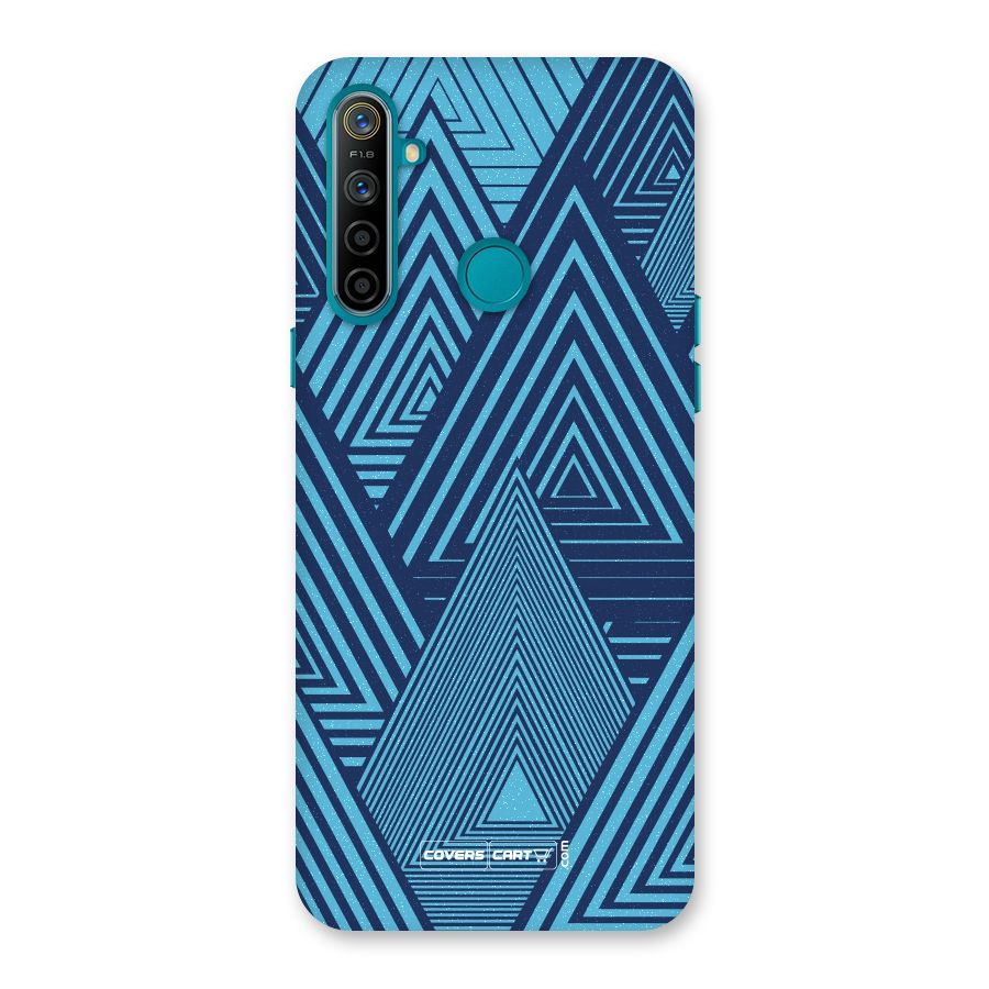 Geometric Blue Print Back Case for Realme 5i