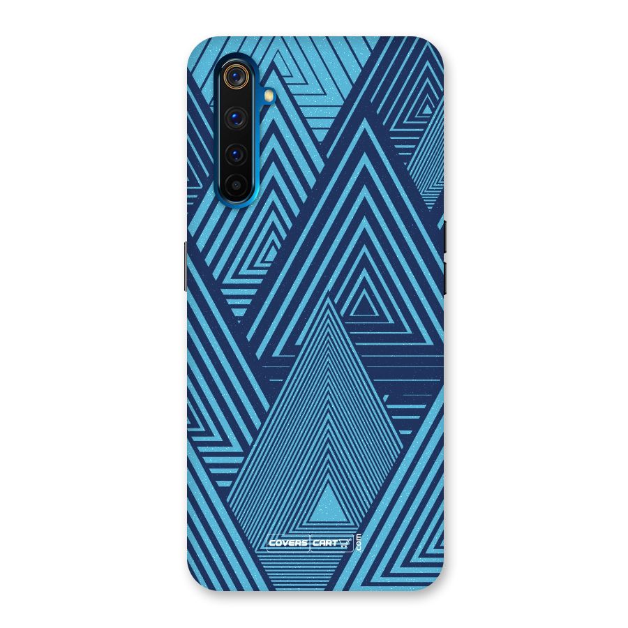 Geometric Blue Print Back Case for Realme 6 Pro